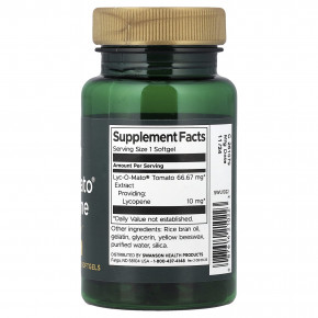 Swanson, Lyc-O-Mato®, ликопин, 10 мг, 60 капсул в Москве - eco-herb.ru | фото