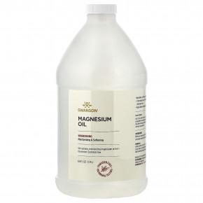 Swanson, Магниевое масло, 1,9 л (64 жидк. унц.) - описание | фото