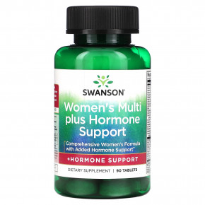 Swanson, Multi Plus Hormone Support для женщин, 90 таблеток в Москве - eco-herb.ru | фото