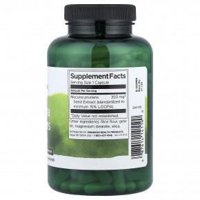 Swanson, мукуна жгучая, стандартизированная, 350 мг, 200 капсул в Москве - eco-herb.ru | фото