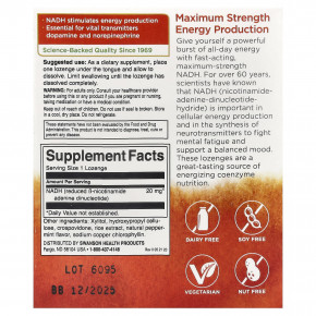 Swanson, NADH, перечная мята, 20 мг, 30 пастилок в Москве - eco-herb.ru | фото