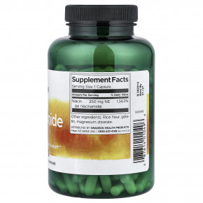 Swanson, никотинамид, 250 мг, 250 капсул в Москве - eco-herb.ru | фото