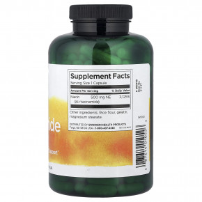 Swanson, никотинамид, 500 мг, 250 капсул в Москве - eco-herb.ru | фото