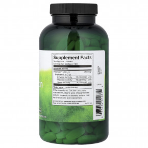 Swanson, панкреатин 4X, 375 мг, 300 таблеток, покрытых кишечнорастворимой оболочкой в Москве - eco-herb.ru | фото