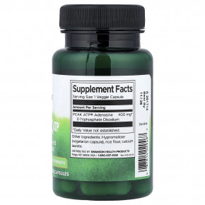 Swanson, Peak ATP®, 400 мг, 30 растительных капсул в Москве - eco-herb.ru | фото