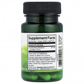 Swanson, пробиотические лактобактерии плантарум, 10 млрд КОЕ, 30 веганских капсул EMBO Caps AP в Москве - eco-herb.ru | изображение Swanson, пробиотические лактобактерии плантарум, 10 млрд КОЕ, 30 веганских капсул EMBO Caps AP в Москве - eco-herb.ru | фото