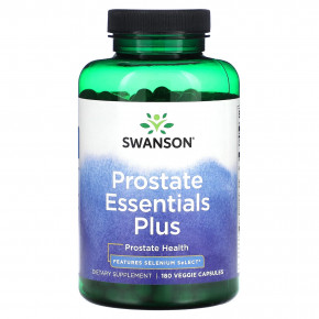 Swanson Vitamins, Prostate Essential Plus, 180 растительных капсул в Москве - eco-herb.ru | фото