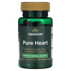 Swanson, Pure Heart, 60 растительных капсул в Москве - eco-herb.ru | фото