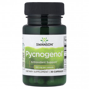 Swanson, Pycnogenol®, 100 мг, 30 капсул - описание | фото