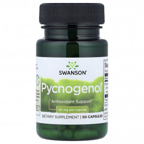 Swanson, Pycnogenol®, 50 мг, 50 капсул - описание | фото
