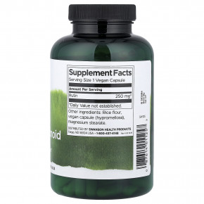 Swanson, рутин, натуральный биофлавоноид, 250 мг, 250 веганских капсул в Москве - eco-herb.ru | изображение Swanson, рутин, натуральный биофлавоноид, 250 мг, 250 веганских капсул в Москве - eco-herb.ru | фото