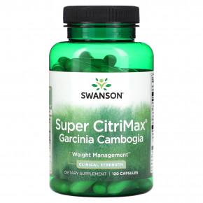 Swanson, Super CitriMax Garcinia Cambogia, 120 капсул - описание | фото