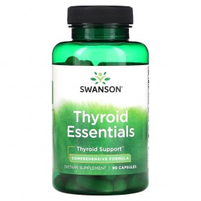 Swanson, Thyroid Essentials, 90 капсул в Москве - eco-herb.ru | фото