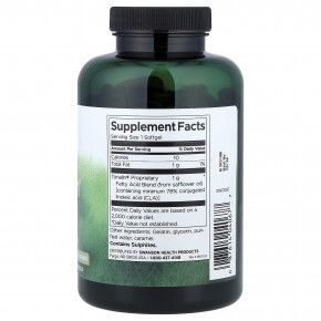 Swanson, Tonalin® CLA, 1000 мг, 180 капсул в Москве - eco-herb.ru | фото