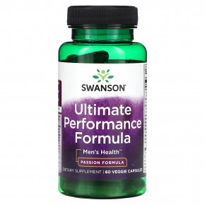 Swanson, Ultimate Performance Formula, для мужского здоровья, 60 растительных капсул в Москве - eco-herb.ru | фото