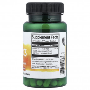 Swanson, витамины D2 и D3, 60 растительных капсул (Товар снят с продажи) в Москве - eco-herb.ru | изображение Swanson, витамины D2 и D3, 60 растительных капсул (Товар снят с продажи) в Москве - eco-herb.ru | фото