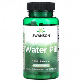 Swanson, Water Pill, формула 2-в-1, 120 капсул в Москве - eco-herb.ru | фото