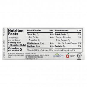 SweetLeaf Stevia, Органический подсластитель на основе стевии, 35 пакетиков, 28,3 г (1 унция) в Москве - eco-herb.ru | фото