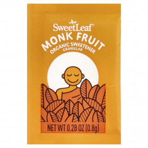 SweetLeaf Stevia, органический подсластитель из архата, в гранулах, 80 пакетиков, 64 г (2,26 унции) в Москве - eco-herb.ru | фото