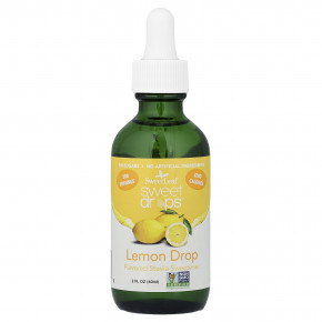 SweetLeaf Stevia, Sweet Drops®, лимонный леденец, 60 мл (2 жидк. унции) - описание | фото