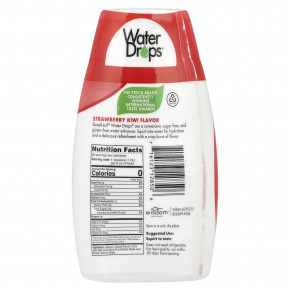 SweetLeaf Stevia, Water Drops®, вкусная стевия, усилитель воды, клубника и киви, 48 мл (1,62 жидк. Унции) в Москве - eco-herb.ru | фото