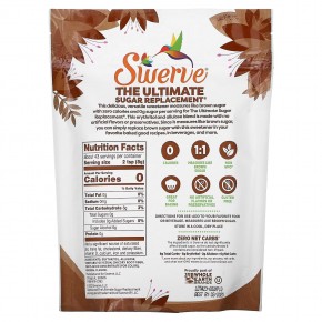 Swerve, The Ultimate Sugar Replacement, коричневый, 340 г (12 унций) в Москве - eco-herb.ru | фото