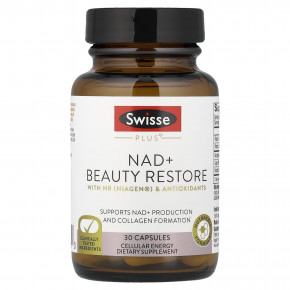 Swisse, NAD + Beauty Restore, 30 капсул - описание | фото