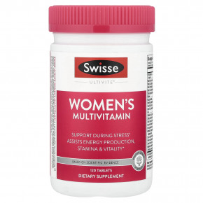 Swisse, Ultivite®, мультивитамины для женщин, 120 таблеток - описание | фото
