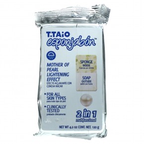 T. Taio, мыло-губка с перламутром, 120 г (4,2 унции) - описание