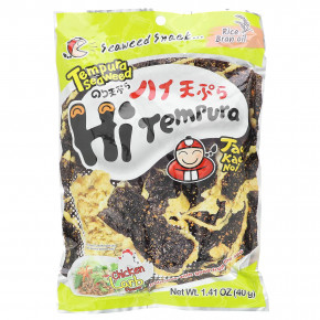 Tao Kae Noi, HiTempura Seaweed Snack, куриный ларб, 40 г (1,41 унции) - описание