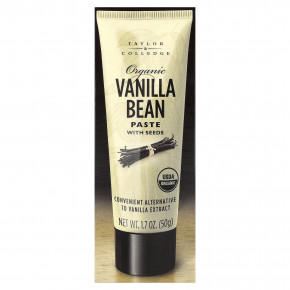 Taylor & Colledge, органическая паста из бобов ванили с семенами, 50 г (1,7 унции) в Москве - eco-herb.ru | фото