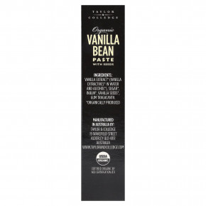 Taylor & Colledge, органическая паста из бобов ванили с семенами, 50 г (1,7 унции) в Москве - eco-herb.ru | фото
