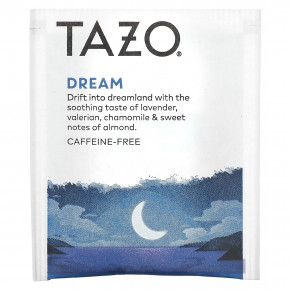 TAZO, Dream, травяной чай, 20 чайных пакетиков, 40 г (1,41 унции) (Товар снят с продажи) в Москве - eco-herb.ru | фото