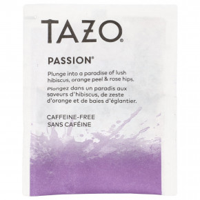 TAZO, Herbal Tea, Passion, без кофеина, 20 чайных пакетиков, 52 г (1,8 унции) в Москве - eco-herb.ru | фото