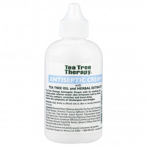 Tea Tree Therapy, крем-антисептический, с маслом чайного дерева и экстрактами трав, 118 мл (4 жидк. унции) в Москве - eco-herb.ru | изображение Tea Tree Therapy, крем-антисептический, с маслом чайного дерева и экстрактами трав, 118 мл (4 жидк. унции) в Москве - eco-herb.ru | фото