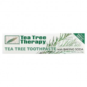 Tea Tree Therapy, зубная паста с экстрактом чайного дерева и пищевой содой, 142 г (5 унций) в Москве - eco-herb.ru | фото