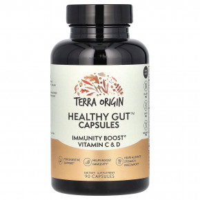Terra Origin, Healthy Gut™, 90 капсул - описание | фото