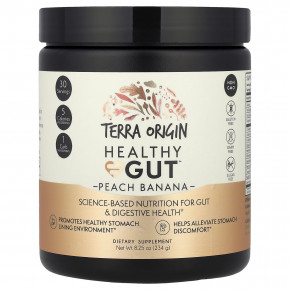 Terra Origin, Healthy Gut™, персик и банан, 234 г (8,25 унции) - подробнее Terra Origin, Healthy Gut™, персик и банан, 234 г (8,25 унции) - описание