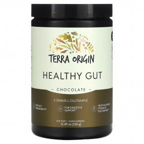 Terra Origin, Healthy Gut, шоколад, 354 г (12,49 унции) - описание