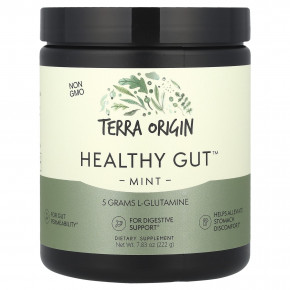 Terra Origin, Healthy Gut™, мята, 222 г (7,83 унции) - подробнее Terra Origin, Healthy Gut™, мята, 222 г (7,83 унции) - описание