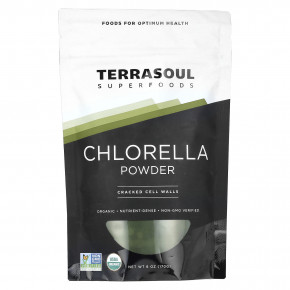 Terrasoul Superfoods, хлорелла в порошке, 170 г (6 унций) в Москве - eco-herb.ru | фото