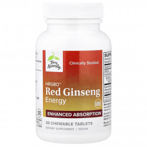 Terry Naturally, HRG80™ Red Ginseng Energy, 30 жевательных таблеток (100 мг в 1 таблетке) в Москве - eco-herb.ru | изображение Terry Naturally, HRG80™ Red Ginseng Energy, 30 жевательных таблеток (100 мг в 1 таблетке) в Москве - eco-herb.ru | фото