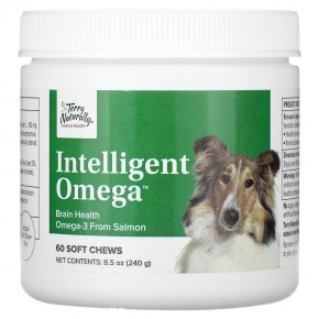 Terry Naturally, Intelligent Omega, для собак, 60 жевательных таблеток в Москве - eco-herb.ru | фото