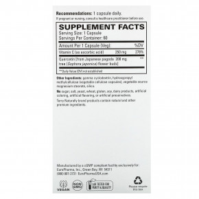 Terry Naturally, кверцетин с витамином C, 60 капсул в Москве - eco-herb.ru | фото