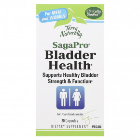 Terry Naturally, SagaPro, здоровье мочевого пузыря, для мужчин и женщин, 30 капсул (100 мг на капсулу) - описание | фото