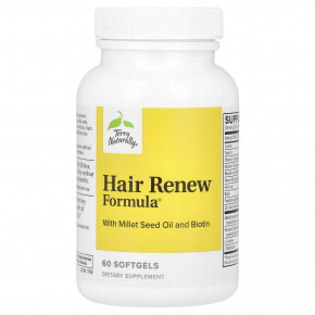 Terry Naturally, Hair Renew Formula, формула восстановления волос, 60 желатиновых капсул в Москве - eco-herb.ru | фото