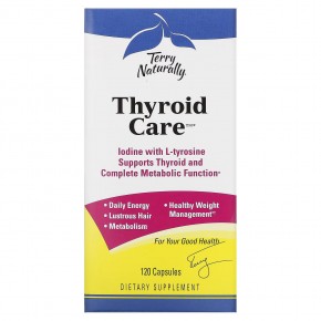 Terry Naturally, Thyroid Care, 120 капсул в Москве - eco-herb.ru | фото