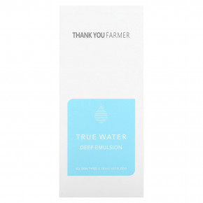 Thank You Farmer, True Water, эмульсия глубокого действия, 130 мл (4,57 жидк. унции) в Москве - eco-herb.ru | фото