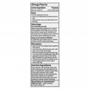 Thayers, сыворотка против акне двойного действия, для кожи, склонной к акне, без отдушек, 30 мл (1 жидк. унция) в Москве - eco-herb.ru | фото