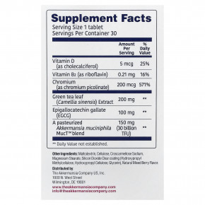 The Akkermansia Company, здоровый вес с контролем глюкозы, 30 таблеток в Москве - eco-herb.ru | фото